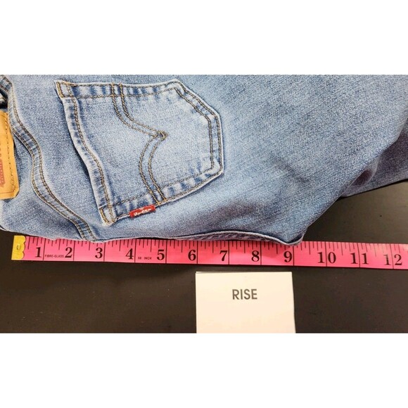 Levis Jeans Girls 8 Blue Jeans Adjustable Denim Bootcut Classic Mid Rise Staple - Picture 15 of 16